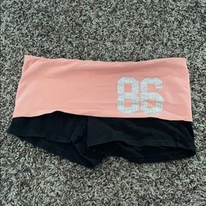 PINK spandex shorts